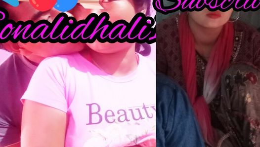 Bhabhi Sonali panas panggil suami Karke kawan dengan Chudai Keya