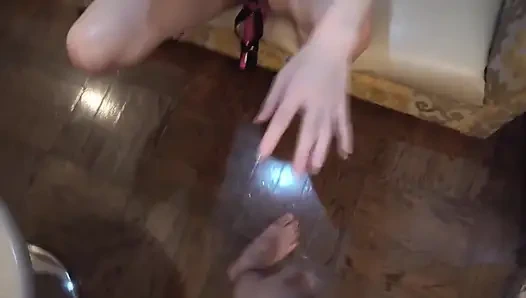 Hübscher kleiner asiatischer creampie