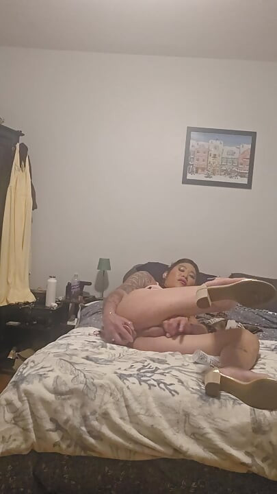 Hot Asian sissy takes orders on camera