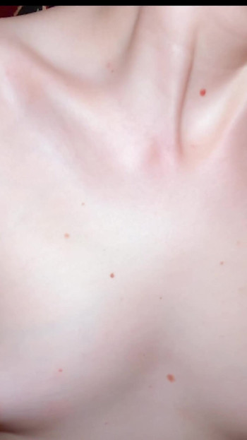 Emotional moment from "Breast massage ended with cum on tits!"