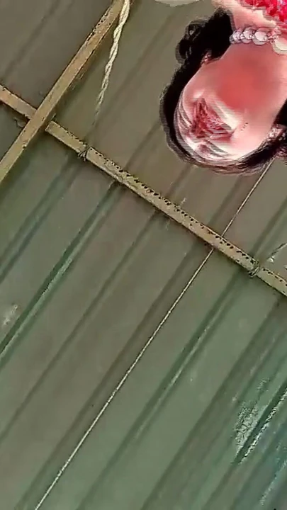 Beutiful lady swinging without panties on a swing outdoors. Slow motion 127 3 | Clip 1