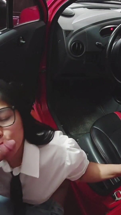 FINAL PART I invite my Latina friend to fuck in the parking lot.. she gets her ass fucked and gets milk on her face is an angel | Clip 2
