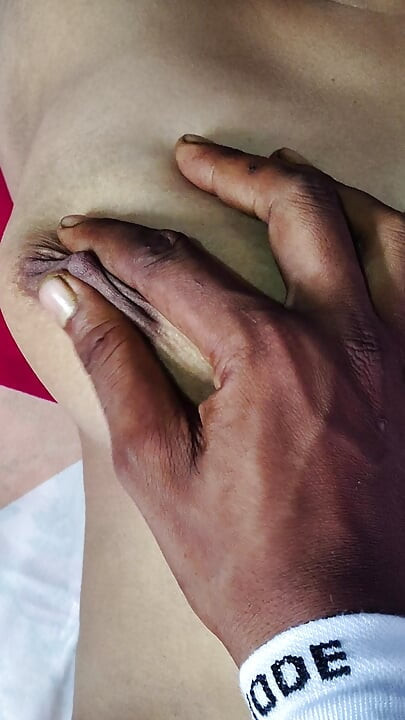 Indian desi couple boobs sucking husband in bed Desi style