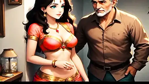 hot bhabi ko devar or osky sasur ny choda hot story