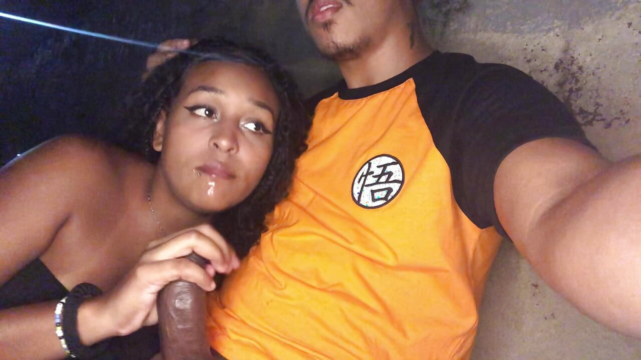 This young girl sucked me on the beach, and they caught us fucking in the open