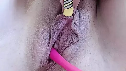pussy pulsation from a vibrator