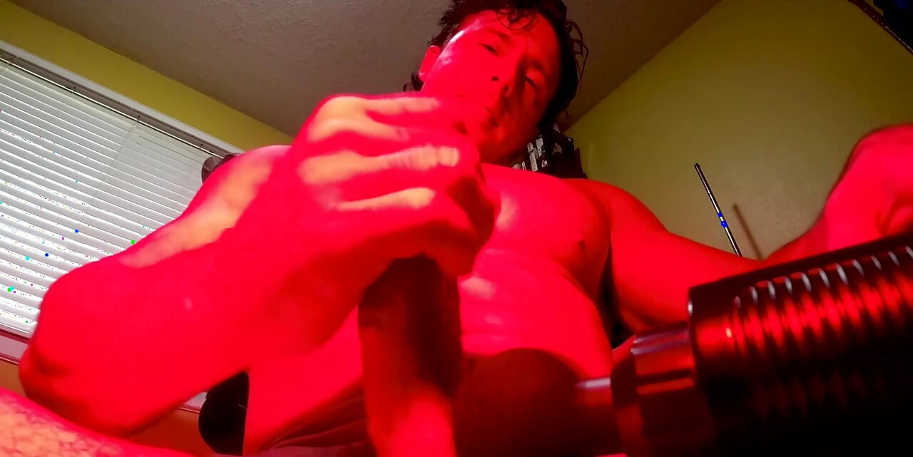 Massaging My Hard on