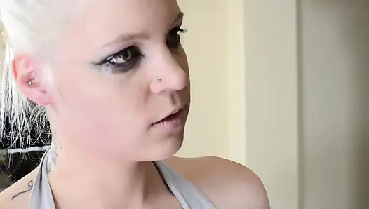 Faceslapping mega slaps by domina lia and her slave Carola
