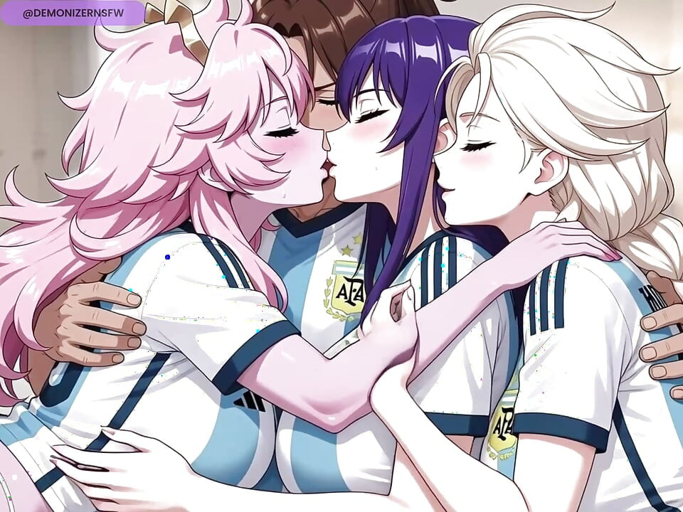 Argentina-fan knepper 3 lækre waifus