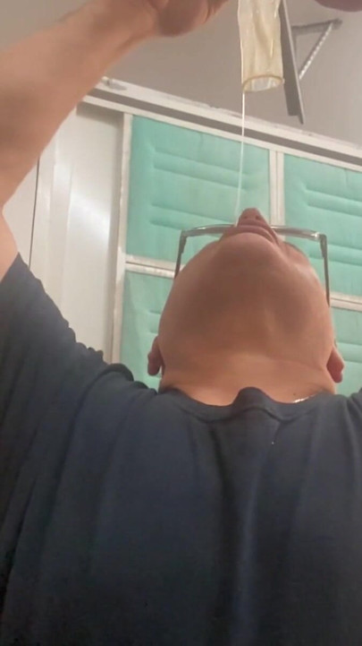 Spectacular moment from "Filled Condom"