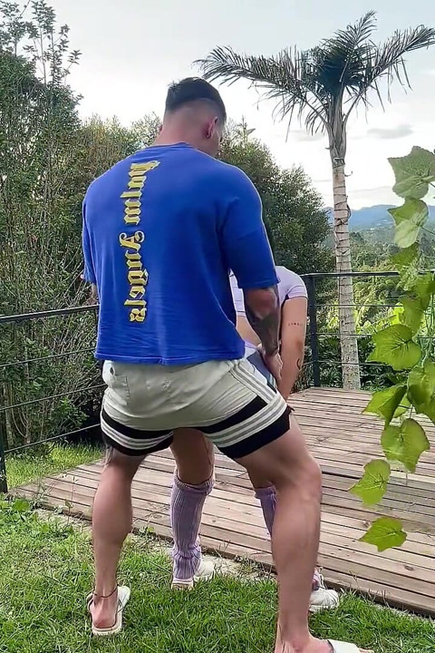 Yoga Afternoon Is Interrupted by a Big Cock That Pinks My Ass, Fucks Outdoors - Savina Oficial