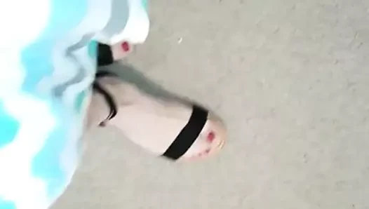 My sandals and sun dress