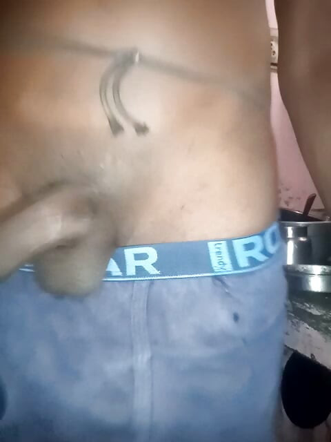 Tamil boy showing his Veiny big black Asian cock