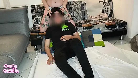 Virgin Guy with a Huge Dick, He Lives His First Time with a Hotwife