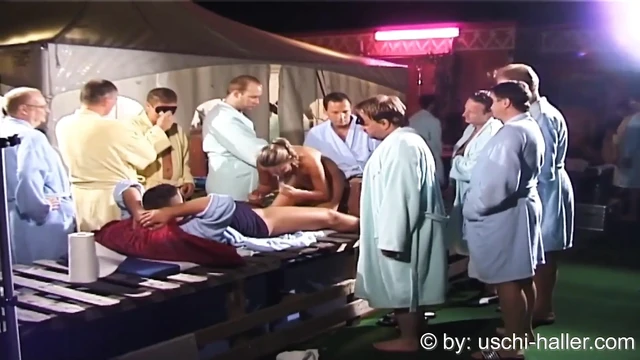 Mega Outdoor Gangbang Party on the Roof Terrace of the Pascha in Cologne