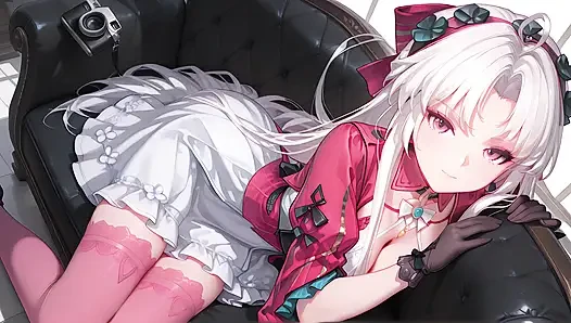 Carlotta came to a sex casting for the first time. Carlotta sex casting hentai cosplay