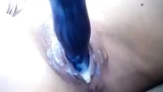 College girl shows her pussy really close!
