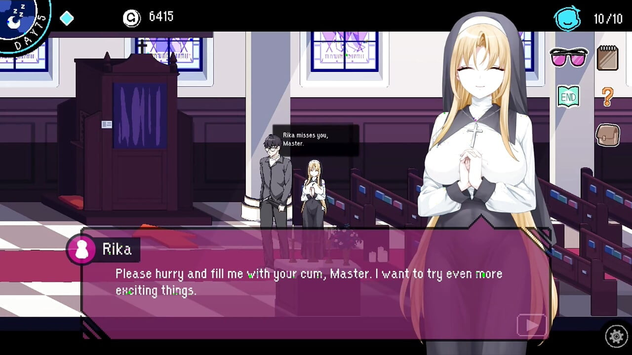 Hentai Game - Church Hentai Sex Scenes (Rika The Lewd Nun Heroine) - The Censor