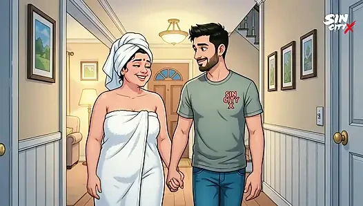 Geile indische tante verführt jungen boten zu hause