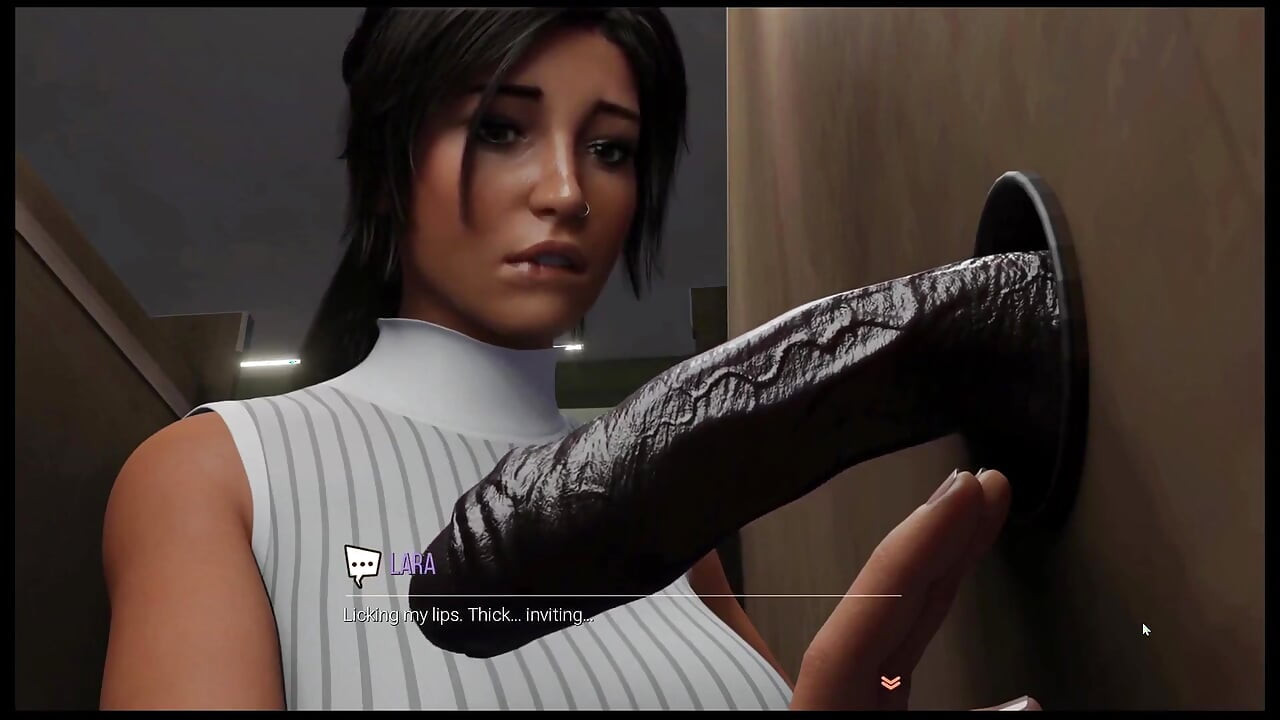 Croft Adventures Hentai Game Parody Ep.6 Brineta s ogromnim crnim na licu!