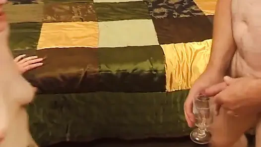 Inked MILF From France Anal Penetrated and Covered with Cum