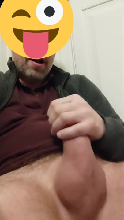 Me shooting a powerful high cumshot and then covering my t-shirt with cum