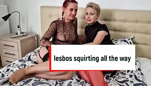 Lesbian muncrat sampai banjir: resolusi sedang