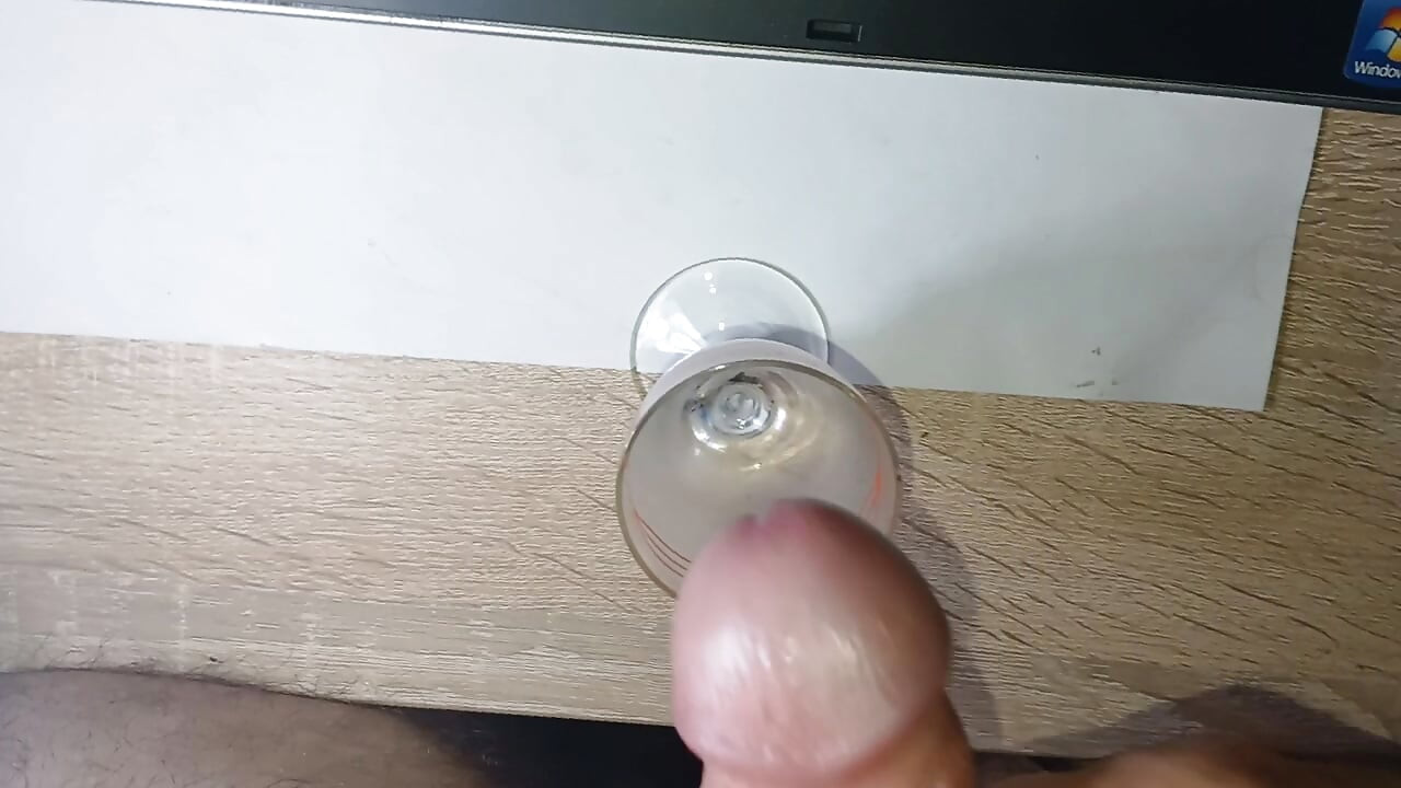 A glass of sperm