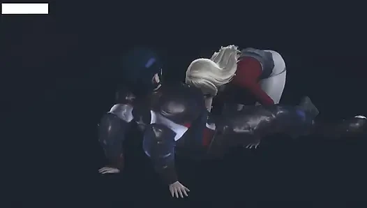 Captain and the Young Girl at Night Park - Hentai 3D Uncensored 08
