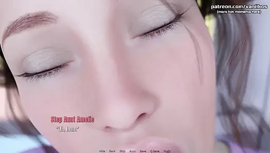 Tante seksi ini selingkuh dari suaminya dengan pantat bahenol dan pantat bahenolnya dientot habis-habisan sama keponakan tirinya sendiri di halaman rumah