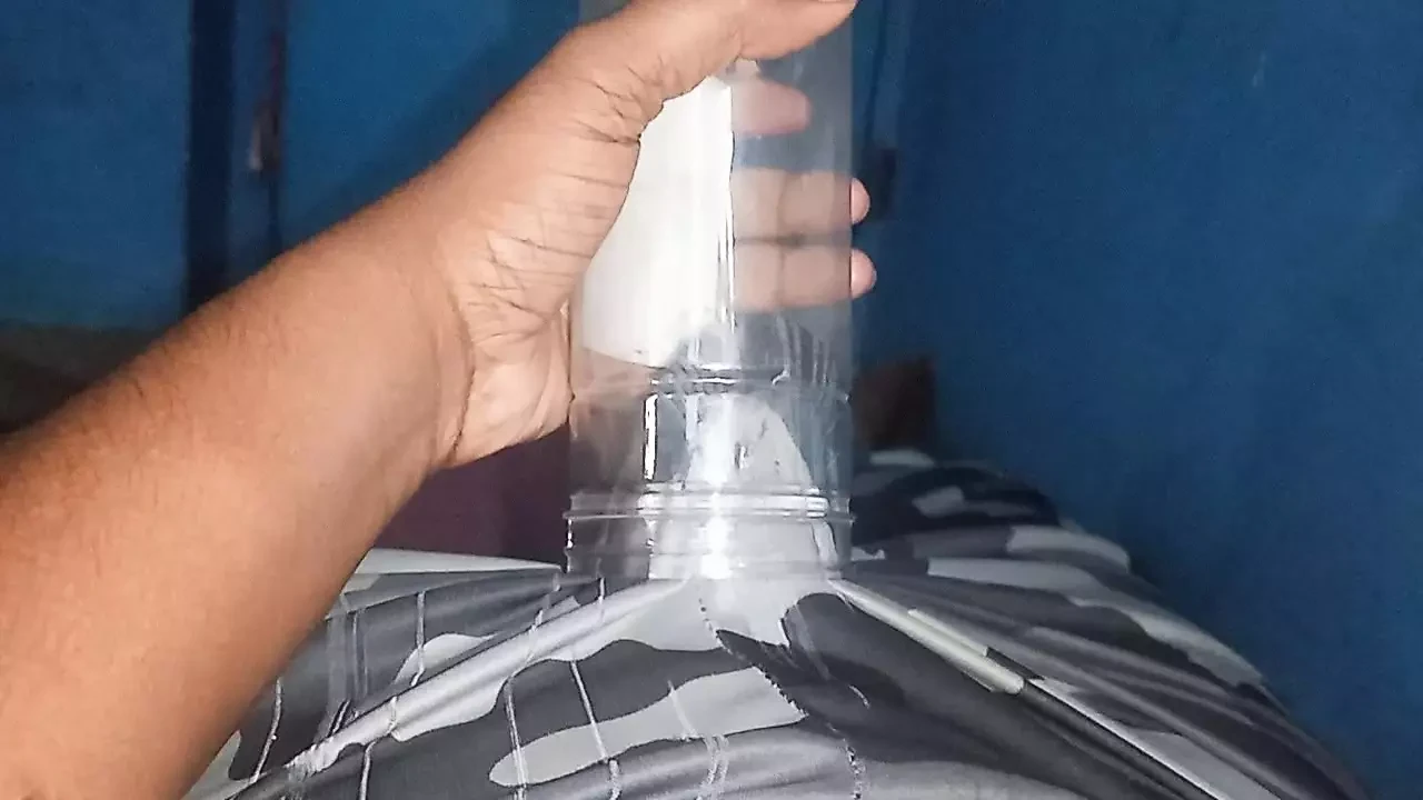 My new pussy dildo and masturbation with massage