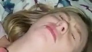 used wife getting face fucked and facial