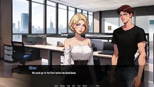 Eine heiße rothaarige stripperin gibt einen lapdance - willkommen im Port Haven # 4 Gameplay