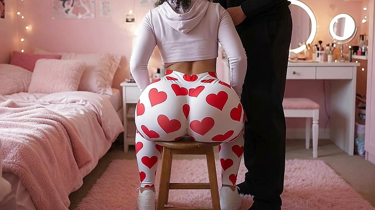 Uncle Pressing His Petite Big Ass Niece on the Chair