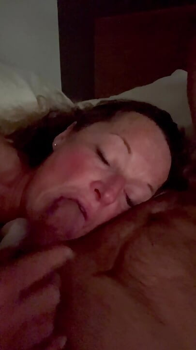 Wife Wakes up and Sucks Cock