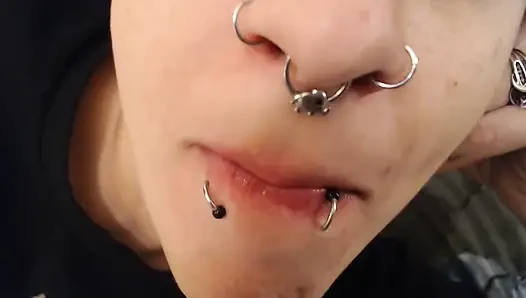 6 Piercings Time to Play Closeup