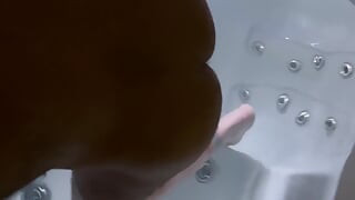 Hairy Bear Dominates: Hot Tub Oral, Rimming, Mutual Edging