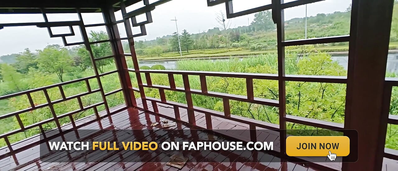 Walking Naked in the Rain, Masturbating Publicly at a Pavilion by the Roadside
