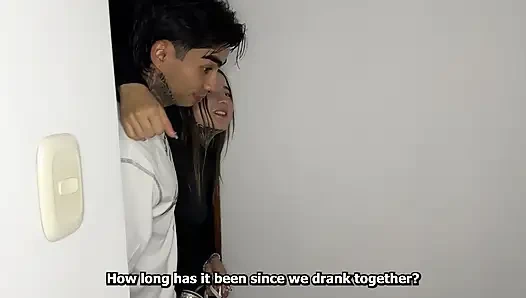 Forbidden night: my girlfriend's stepsister fucks me while she is careless