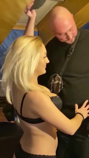 Key moment from "Real  ffm date with 2 german hooker at p-club germany"