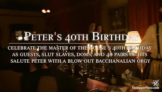 Peters acworth-geburtstag! Alle titten auf dem Deck!