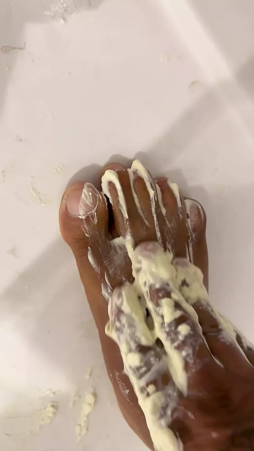 Part 2 of creamy messy fun masturbation