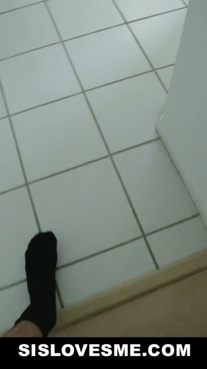 Hot Step Sister Eden Sin Gets Caught Rubbing Her Pussy In The Bathroom - SisLovesMe Full Movie | Clip 1