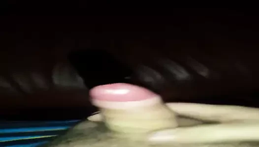 Bir çorap ve kanepede spunking