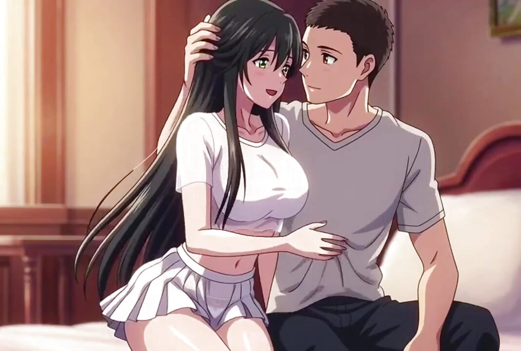 Time Travel Temptation Curious Anime Girl Fucks Her Hot Future Self Passionate 3D Hentai