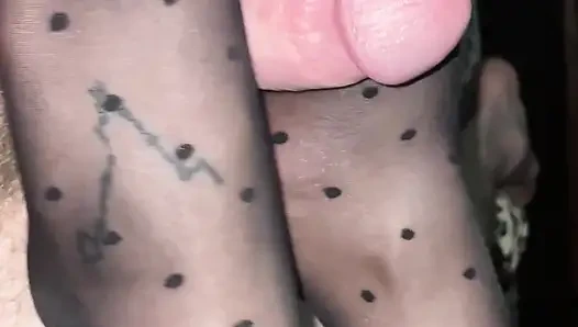 She boasted of a new pedicure