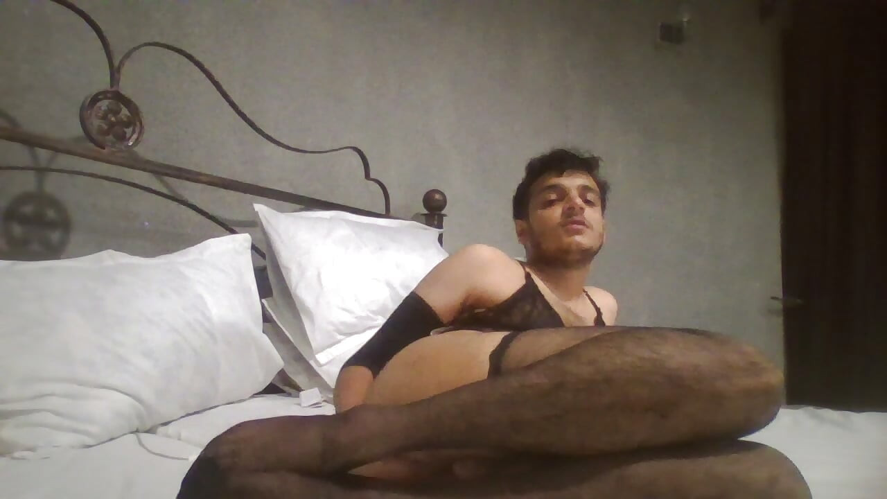 Sissy Fingers Herself then Masturbates to Orgasm While Performing Succubus Transformation Ritual