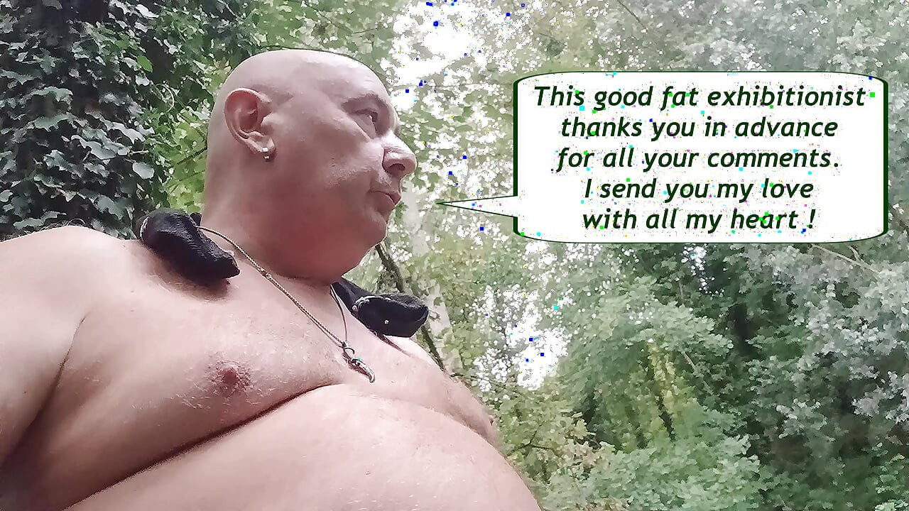 The good fat piss-drinker and wanker-sniffer of stinky socks by the river!