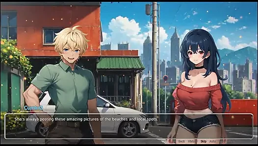 Bluring the walls ROMANCE Hentai Game Ep.1 My GF expose her PERFECT ASS in the STREET !