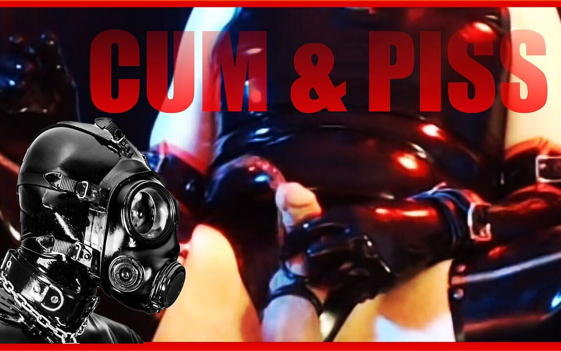 Cum and Piss in Rubber